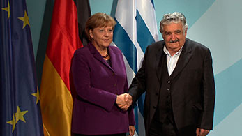 Pepe Mujica Angela Merkel